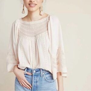 Anthropologie Valentina peasant  Blouse  Size 4
